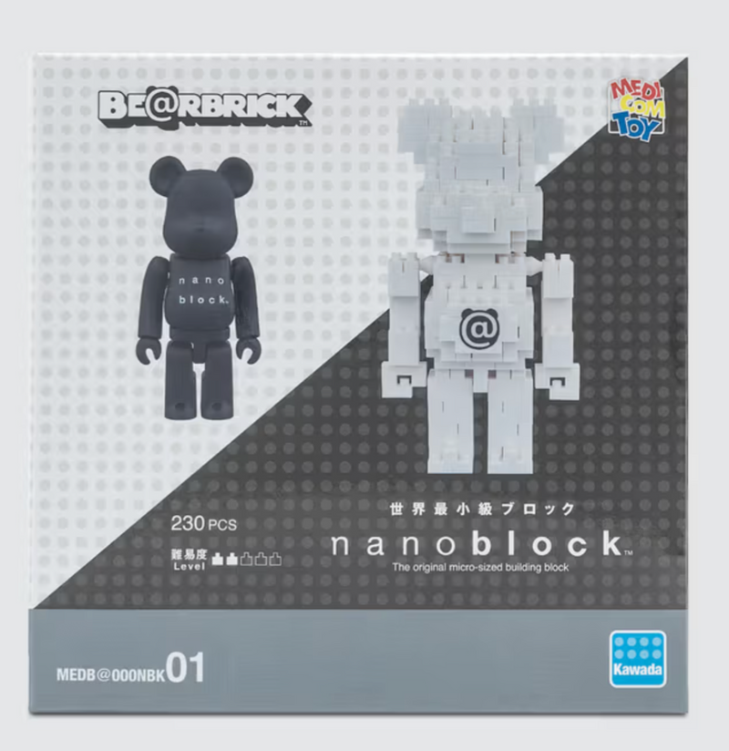 Bearbrick Nanoblock 2 Pack Set B 100%