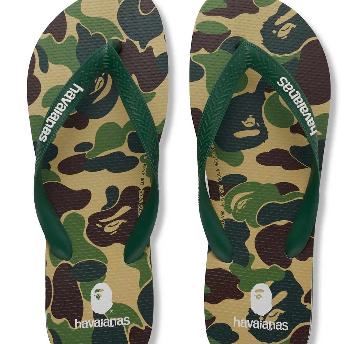 BAPE X HAVAIANAS SLIDES