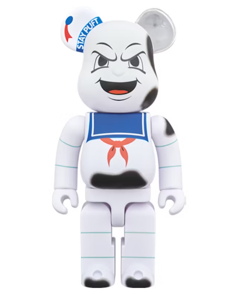 Bearbrick Stay Puft Marshmallow Man Anger Face 400%