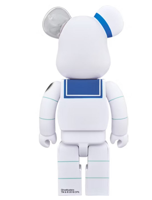 Bearbrick Stay Puft Marshmallow Man Anger Face 400%