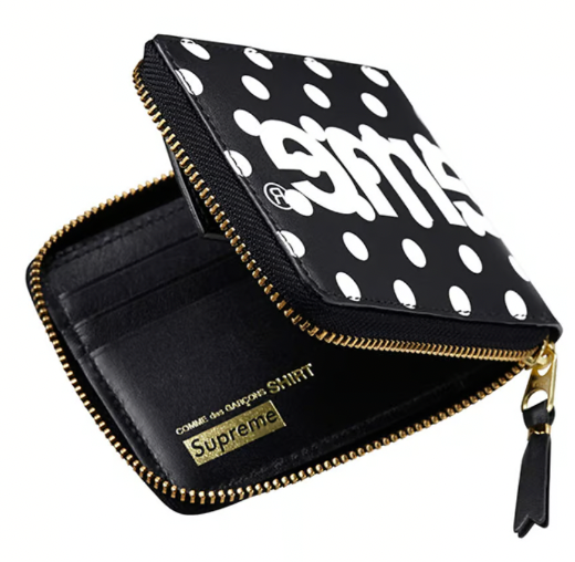 Supreme x Comme des Gracons polka dot wallet
